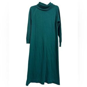 Cable Car Clothiers Robert Kirk, LTD Green Vintage Turtleneck Sweater Dress Sz S